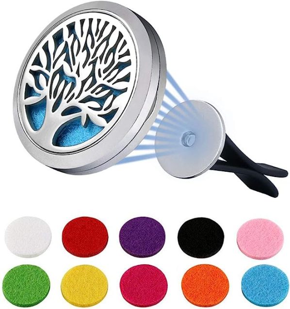 CRISTALINAS Pack de 3 Ambientadores de Coche – Absorbe los malos olores de tu vehículo con un agradable Aroma a Frutos del Bosque