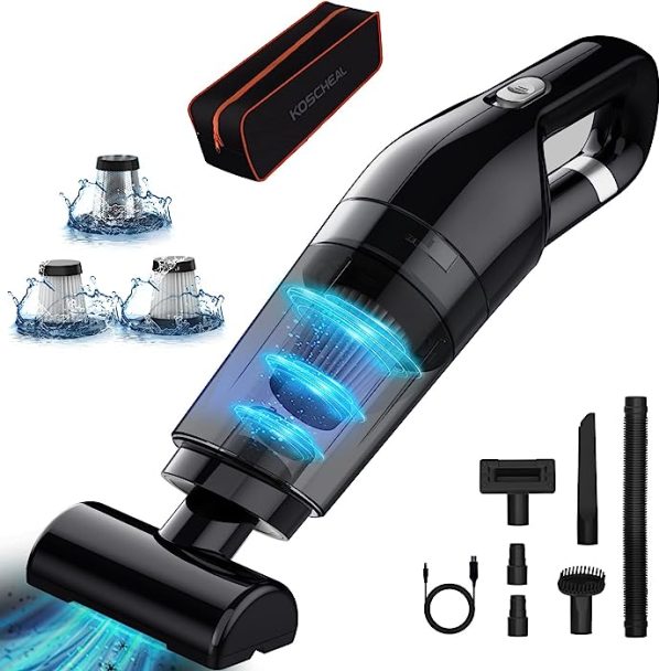 Cecotec Aspirador de Mano Conga Immortal ExtremeSuction 11,1 V Hand. Aspira sólidos y liquidos,Ligero y sin Bolsas, Tiempo de autonomía 20 Minutos, 11,1 V, Tecnología ciclónica