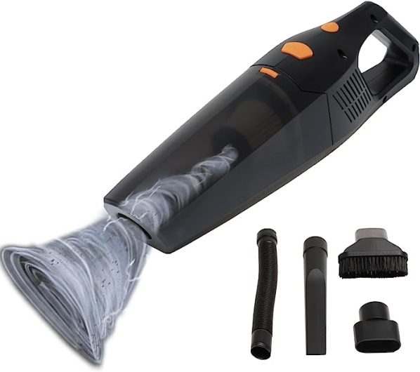 ThiEYE Aspiradora de Mano, 13000Pa, 2 Modos Potencia, 120W, Aspirador Inalámbrico con Carga Rápida, 2200mAh, 25min Tiempo de Trabajo, para Pelos de Perro, Casa, Coche, Oficina y Otros Lugares