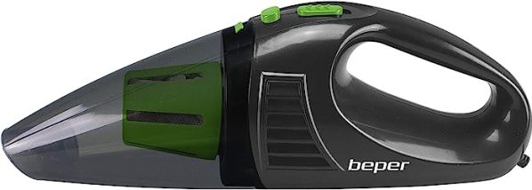 BLACK+DECKER ADV1200-XJ - Aspirador de Mano Potente para Coche ciclónico 12V Doble filtro Adaptador de coche Gris y Rojo