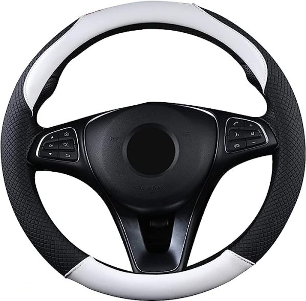 SEGURCARS Funda Universal para Volante de Piel Cosida