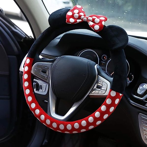 Funda para Volante de Coche Transpirable Antideslizante Protector Universal de Volante de Coche 38cm Cubierta del Volante del Automóvil Protector de la Caja del Volante (Estilo étnico)