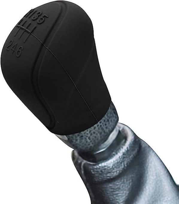 Uinfhyknd Tapa de la cubierta emblema pomo cambio de marchas de 6 velocidades para el transportador T5/T6 Mk5 Mk6