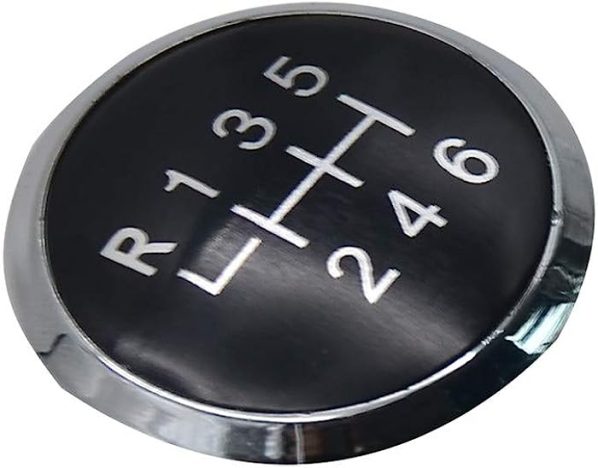 Luckxing Cubierta de la perilla de la palanca de cambios | Juego de fundas protectoras para pomo de palanca de cambios de freno de mano de coche de cuero PU de 2 piezas | Accesorios de vehículos