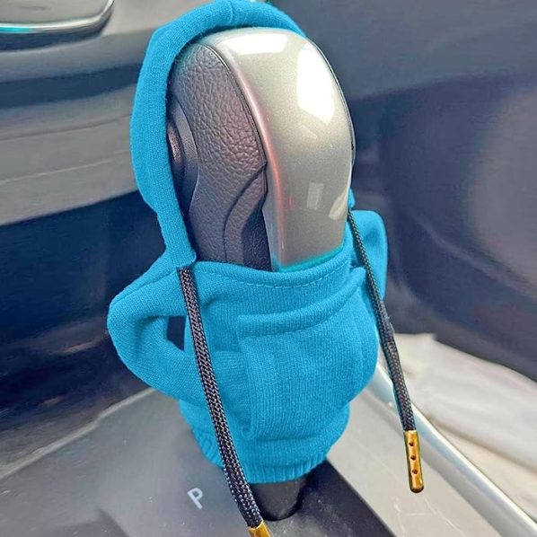 JINGAN Accesorios para coche Funda para palanca de cambios - 2 fundas para pomo de mano con purpurina