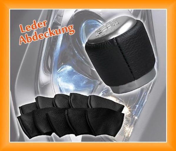 myshopx SB-216 - Funda de piel para pomo de palanca de cambios