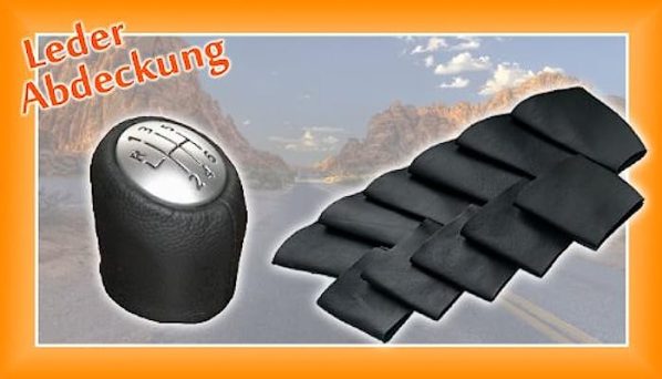 Layiset Pomo de palanca de cambios de cuero